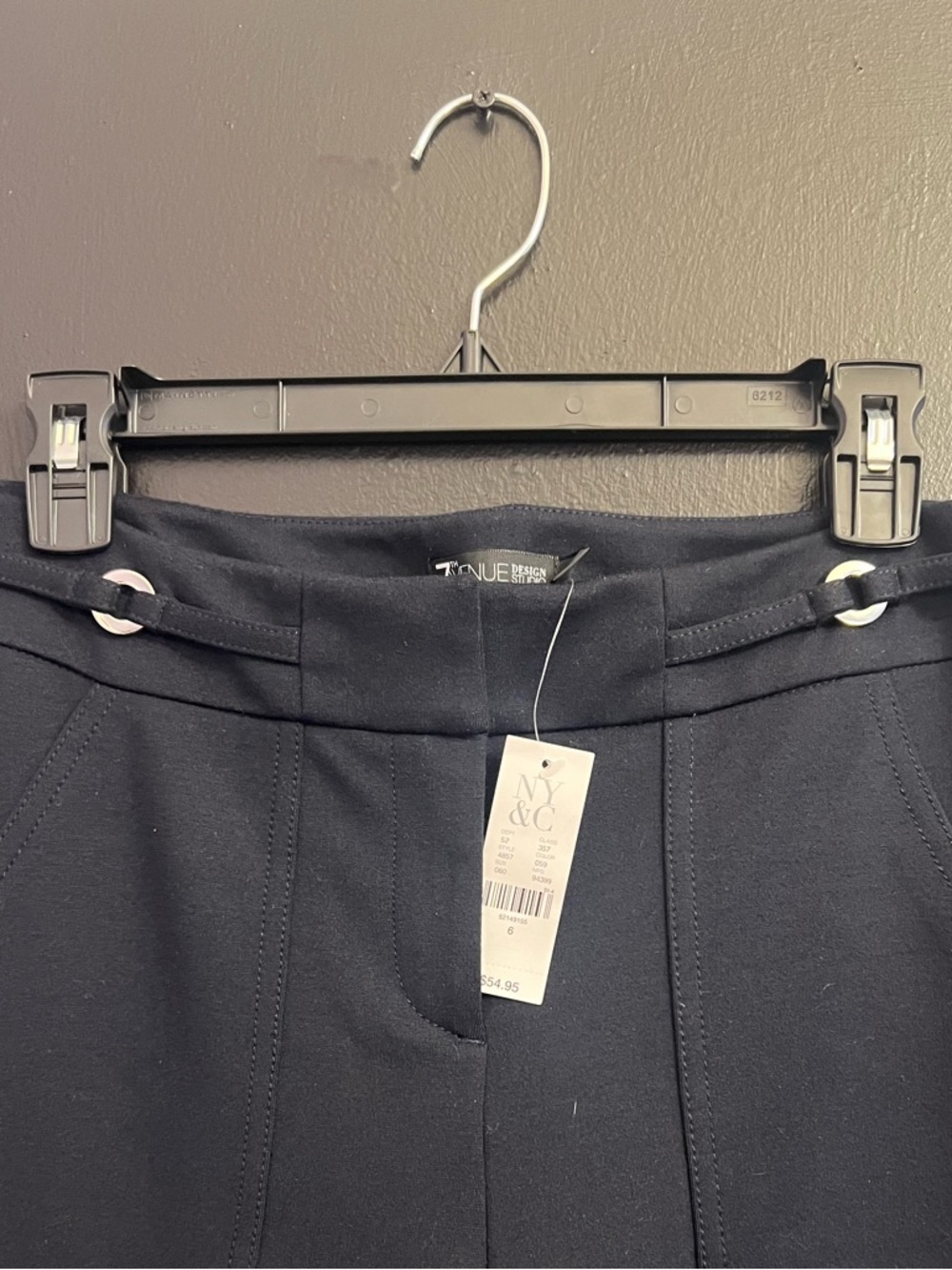 NY&Co Navy Wide Leg Pants - Picture 4 of 5